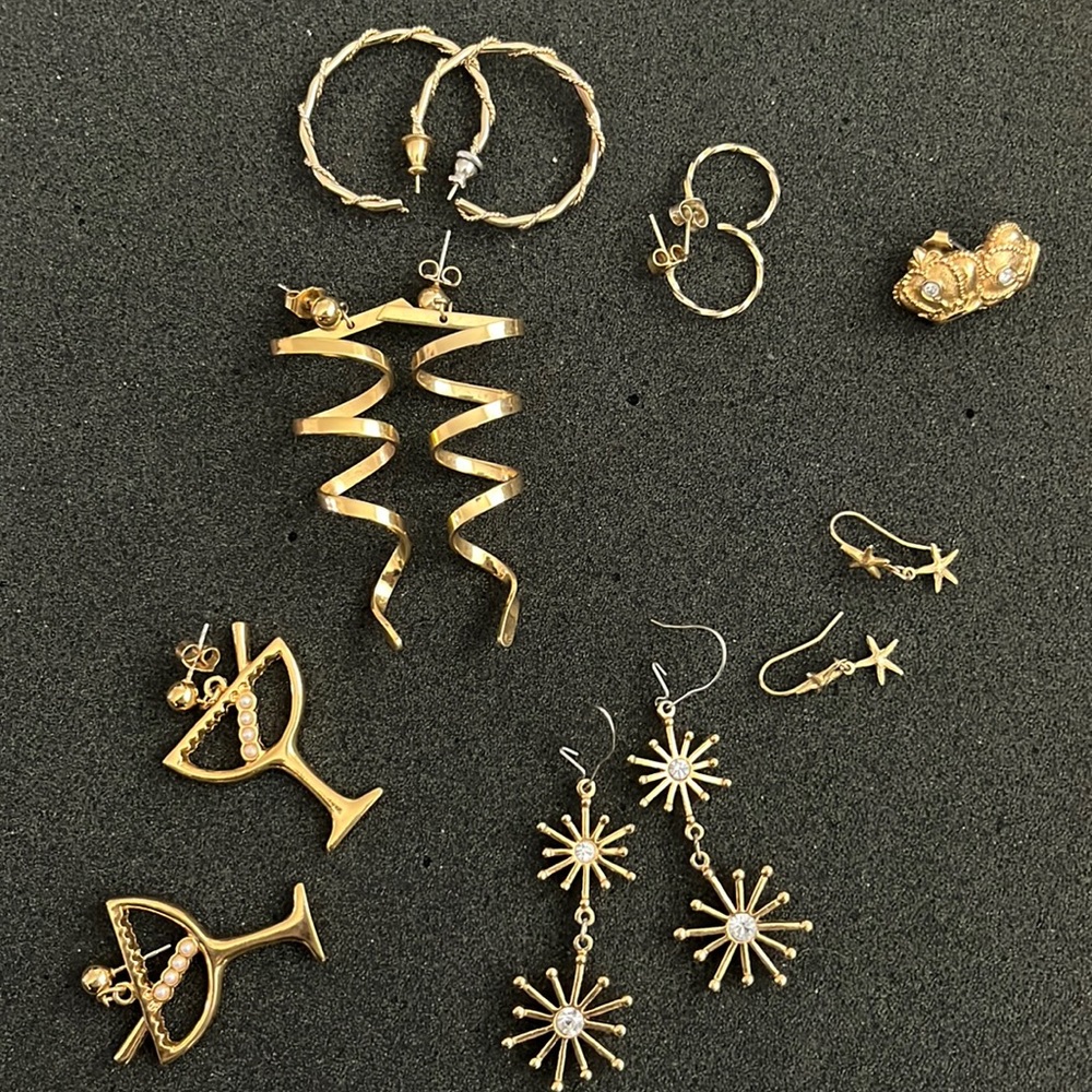 *last chance! 7pr fun novelty earrings